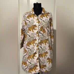 Printfresh featuring their Sleep Shirt in Bagheera leopard print Size Small